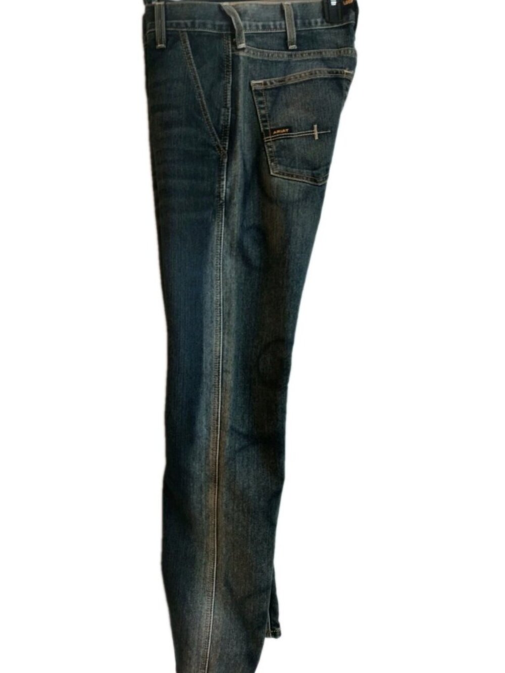 Ariat Work Rebar Durastretch M7 working Straight Leg Blue Denim Jeans 30X32 - Picture 11 of 15